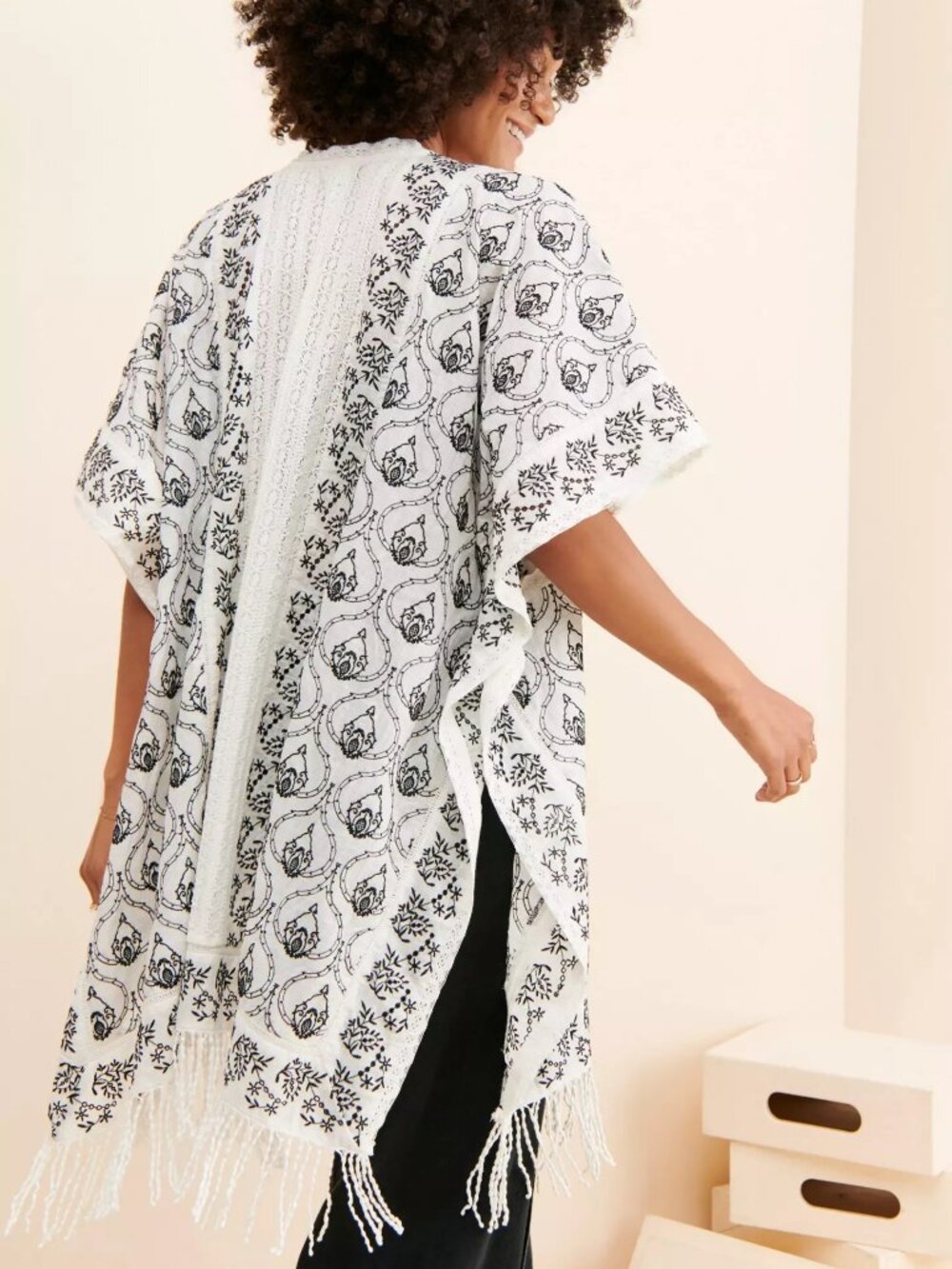 By Anthropologie Fringe Cover Up